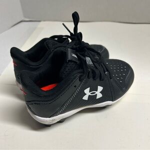 Under Armour Leadoff Low RM Black Kids Cleats Size 10K